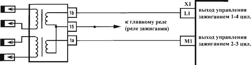 Схема системы зажигания двигателя ВАЗ 11183 Схема системы зажигания двигателя ВАЗ 11183